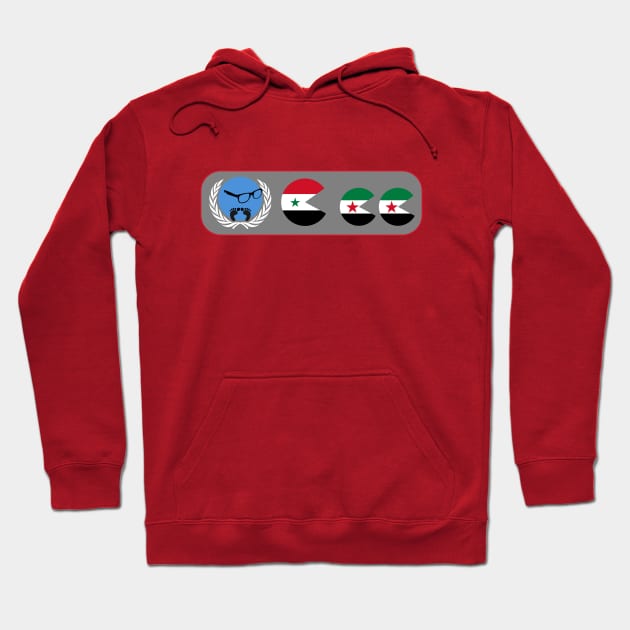 United Nations is watching Syria Hoodie by mailboxdisco